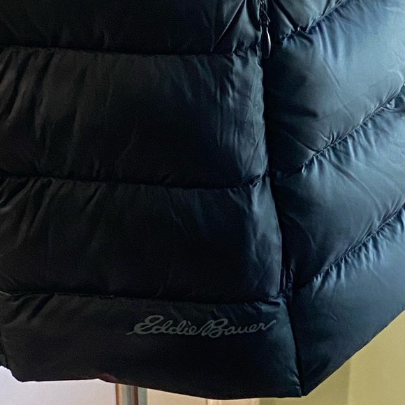 Eddie Bauer 650 Puffer down blend Vest Women's  XS Black - Picture 3 of 10